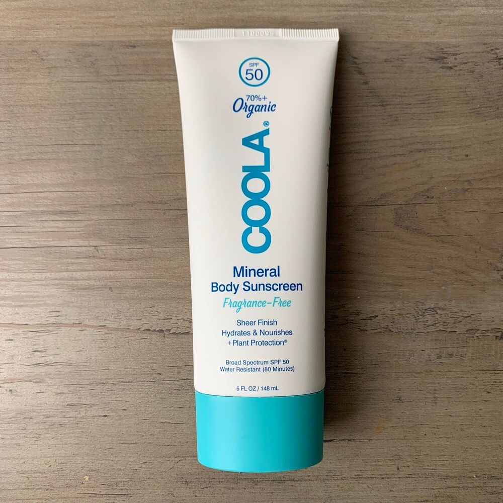 COOLA Organic Mineral Sunscreen Sunblock Body Lotion, 5 Fl Oz